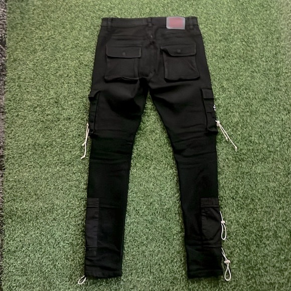 Serenede Size 34 XOLO Black Bungee Cord Pants - Picture 2 of 5